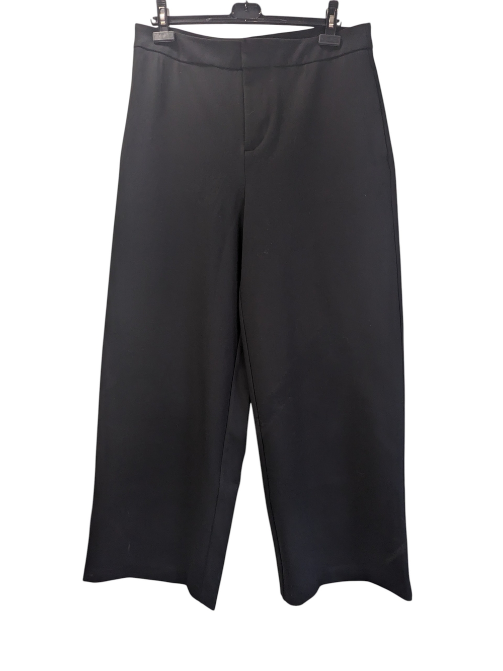 Eloquii Women's Black Wide-Leg Trousers Winter Pants Thick Material Size 16 L